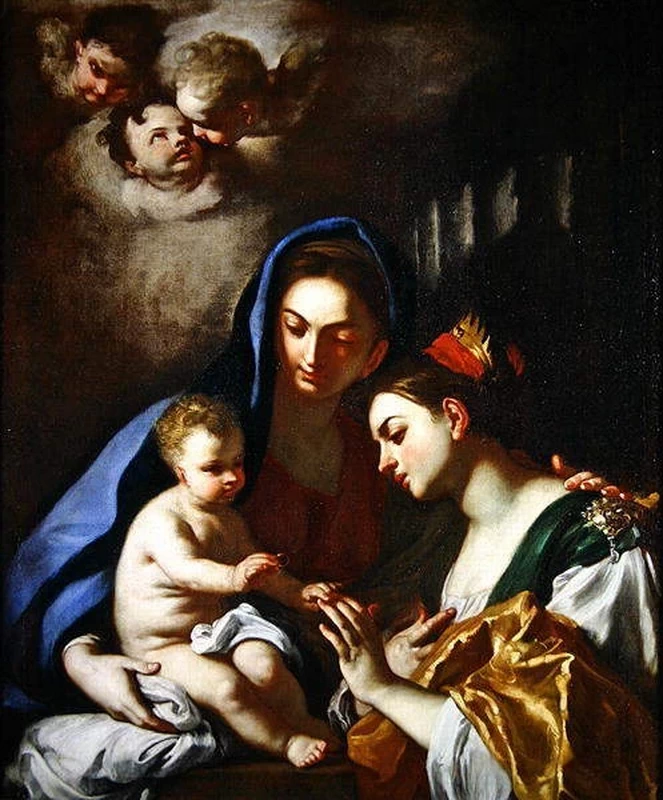 Il matrimonio mistico di Santa Caterina